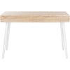 Jorja 1 Drawer 1 Shelf Desk, Natural/White - Desks - 7