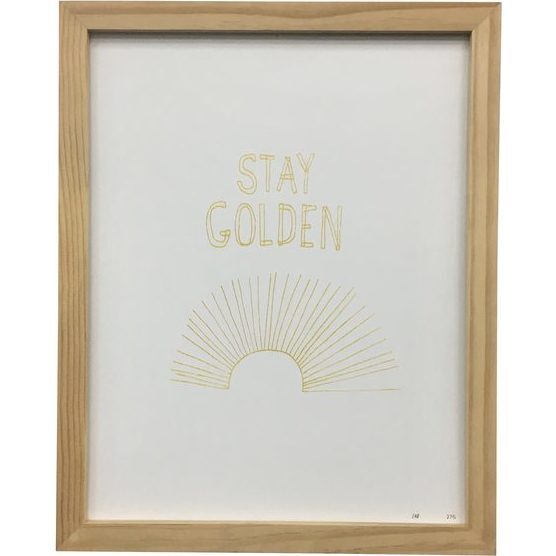 Stay Golden Print, Unframed