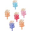 Coral Wall Charm, Golden - Wall Décor - 2