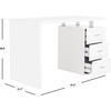 Orrin Desk, White - Desks - 8