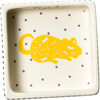 Chinese Zodiac Square Trinket Bowl, Rat - Accents - 1 - thumbnail