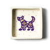 Chinese Zodiac Square Trinket Bowl, Dog - Accents - 1 - thumbnail