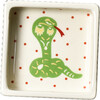 Chinese Zodiac Square Trinket Bowl, Snake - Accents - 1 - thumbnail