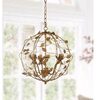 Austen Cage Chandelier, Gold - Lighting - 3