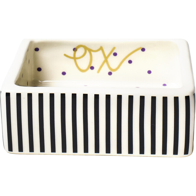 Chinese Zodiac Square Trinket Bowl, Ox - Accents - 2