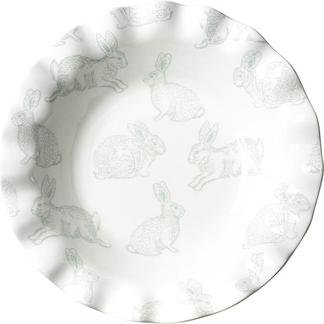Speckled Rabbit Ruffle Plate