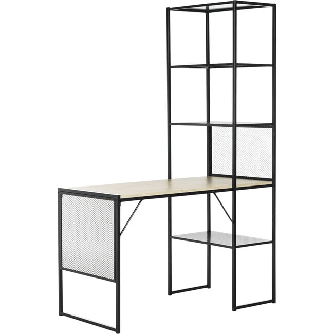 Aba Writing Desk, Black - Desks - 5