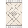 Casablanca Juno Rug, Ivory/Charcoal - Rugs - 1 - thumbnail