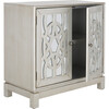 Ashlynn 2-Door Chest, Silver - Dressers - 2