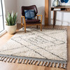 Casablanca Juno Rug, Ivory/Charcoal - Rugs - 2