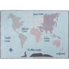 Vintage Map Washable Rug, Multi - Rugs - 1 - thumbnail