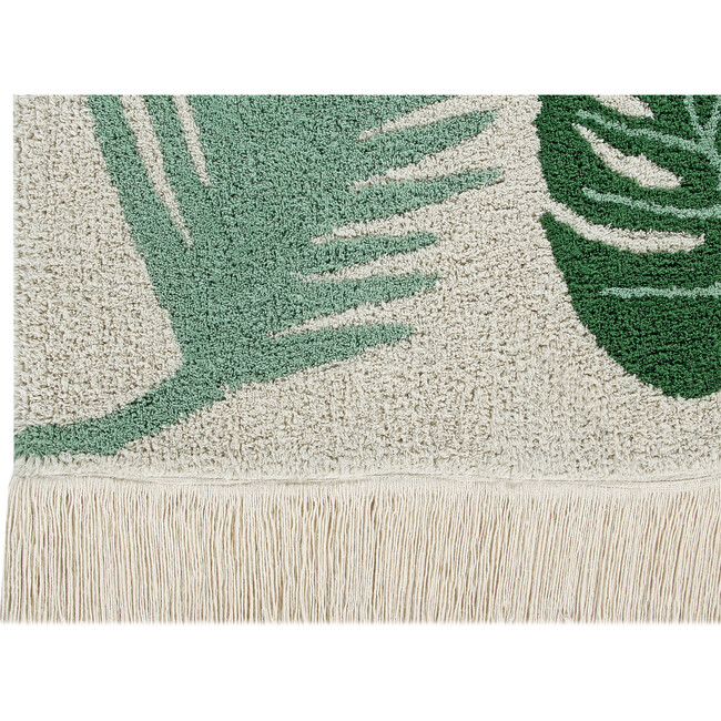 Tropical Washable Rug, Green - Rugs - 2