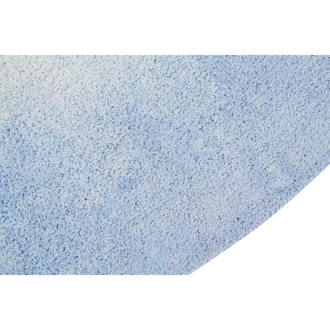 Tie-Dye Washable Rug, Soft Blue - Rugs - 2