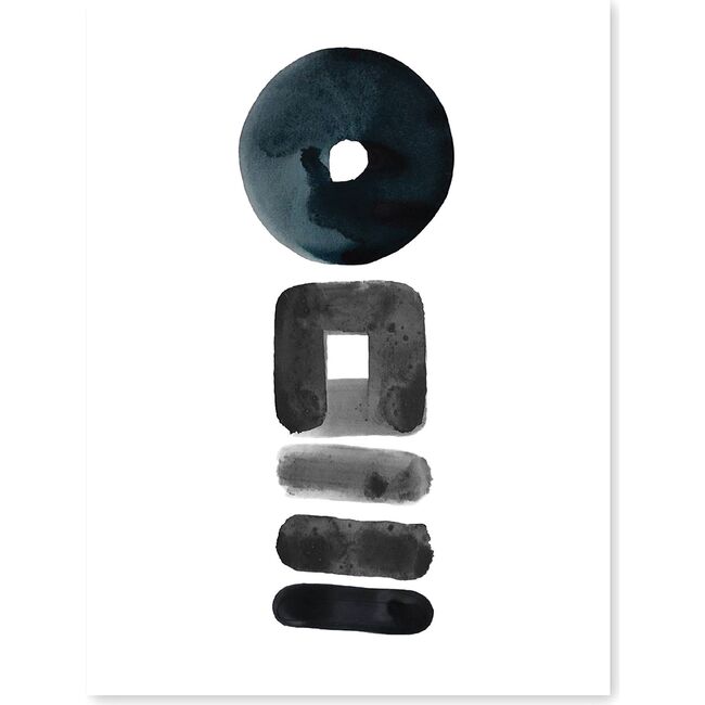 Modern Neutral Letter Oversized Art Print, Natural - Art - 9