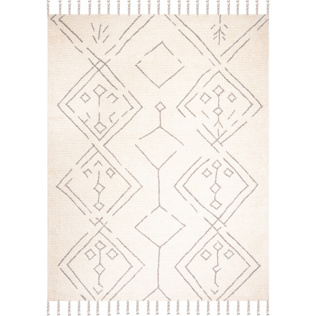 Casablanca Cleo Rug, Ivory/Silver - Rugs - 6