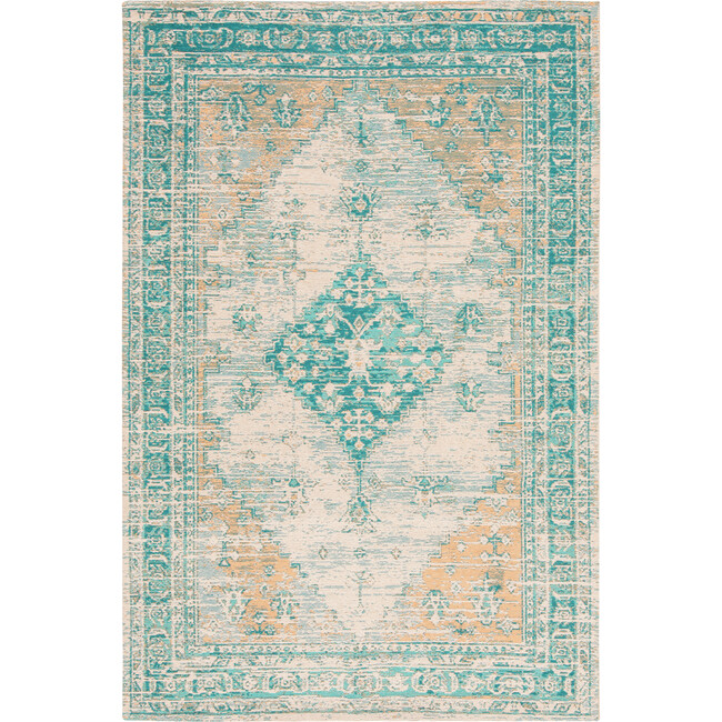 Vintage Arlo Rug, Aqua - Rugs - 5