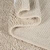 Polka Dots Washable Rug, Beige/White - Rugs - 5