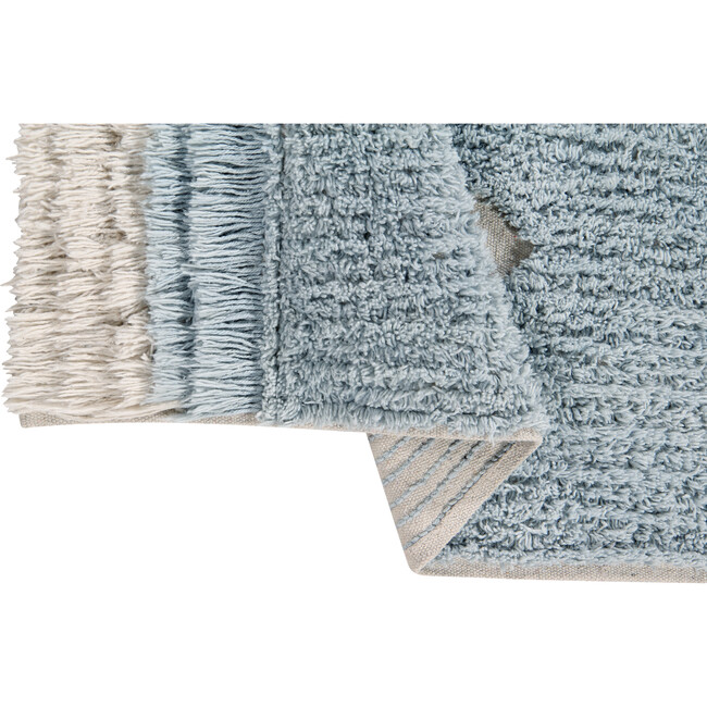 Ocean Shore Washable Rug, Blue - Rugs - 4