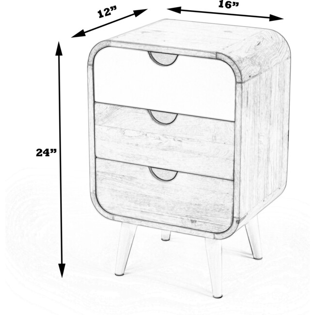 Danville Modern End Storage Table - Accent Tables - 9