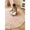 ABC Round Washable Rug, Vintage Nude/Natural - Rugs - 4 - thumbnail