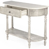 Danielle Marble Console Table, Rustic Gray - Accent Tables - 4