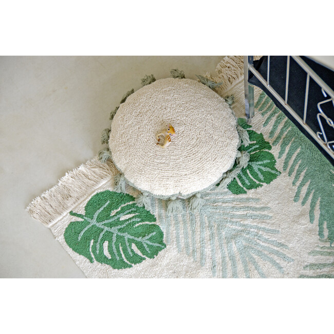 Tropical Washable Rug, Green - Rugs - 7