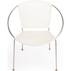 Milo Leather Accent Chair, White - Accent Seating - 4