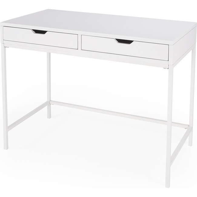 Belka Desk with Drawers, White