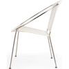 Milo Leather Accent Chair, White - Accent Seating - 5