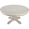 Danielle Marble Coffee Table, Rustic Gray - Accent Tables - 4
