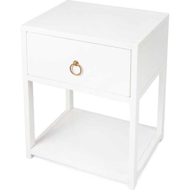 Lark End Table, White - Accent Tables - 1