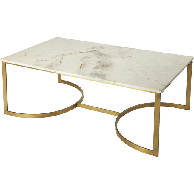 Corsini Marble Coffee Table - Accent Tables - 1