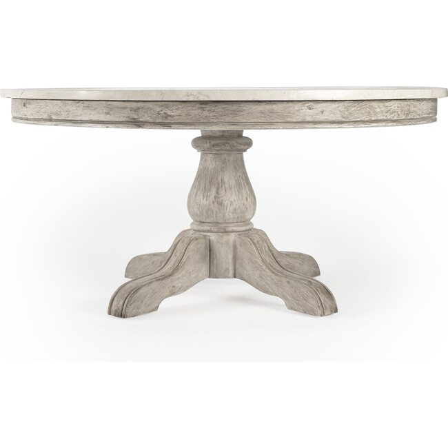 Danielle Marble Coffee Table, Rustic Gray - Accent Tables - 5