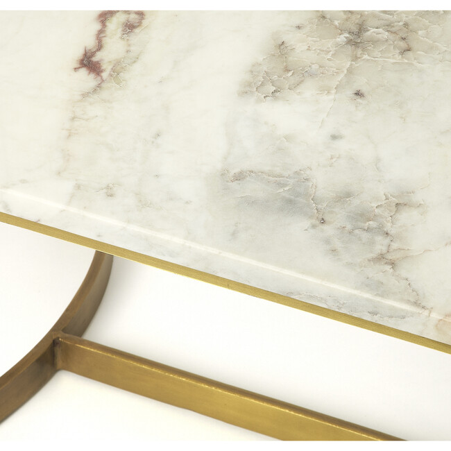 Corsini Marble Coffee Table - Accent Tables - 2