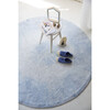 Tie-Dye Washable Rug, Soft Blue - Rugs - 8