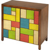 Composition Raffia Console Cabinet - Cabinets - 1 - thumbnail