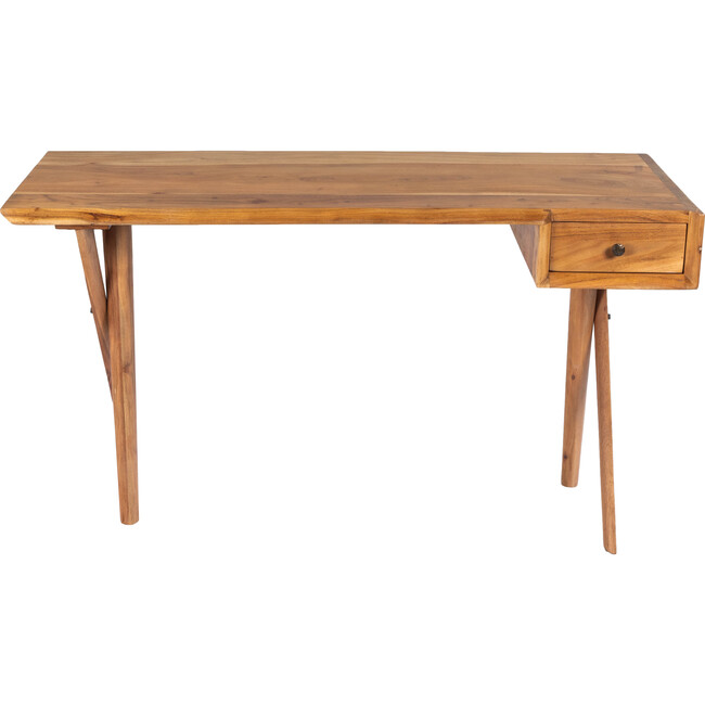 Vikky Wood Desk, Natural