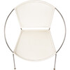 Milo Leather Accent Chair, White - Accent Seating - 8