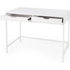 Belka Desk with Drawers, White - Desks - 3
