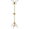 Logan Square Coat Rack/Tree, White/Gold - Storage - 1 - thumbnail