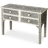 Vivienne Bone Inlay Console Table - Accent Tables - 1 - thumbnail
