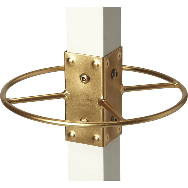 Logan Square Coat Rack/Tree, White/Gold - Storage - 3