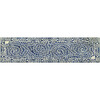 Vivienne Bone Inlay Bench, Blue - Accent Seating - 2 - thumbnail