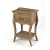 Rochelle Wooden Nightstand, Natural - Nightstands - 1 - thumbnail