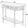 Danielle Marble Console Table, Rustic Gray - Accent Tables - 10