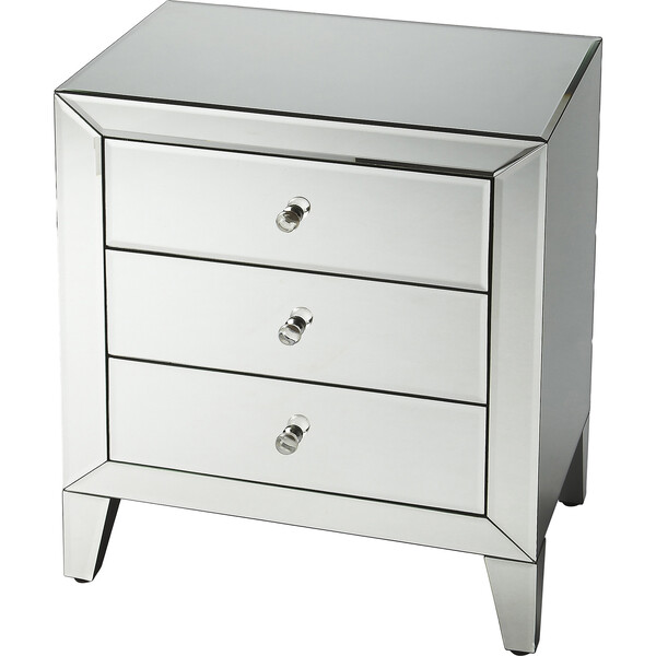 Emily Mirrored Nightstand - Butler Nightstands & Accent Tables | Maisonette