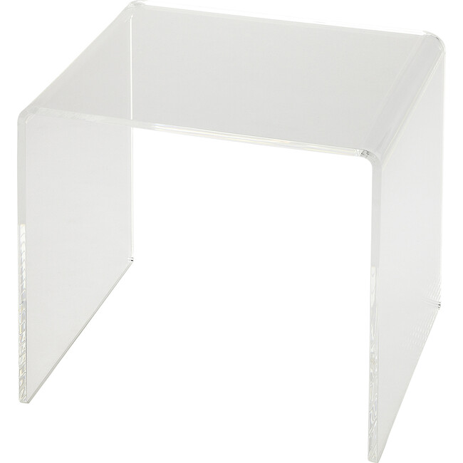 Acrylic Side Table, Crystal Clear - Mirrors - 1