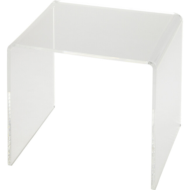 Acrylic Side Table, Crystal Clear