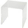 Acrylic Side Table, Crystal Clear - Mirrors - 1 - thumbnail