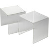 Acrylic Side Table, Crystal Clear - Mirrors - 2 - thumbnail